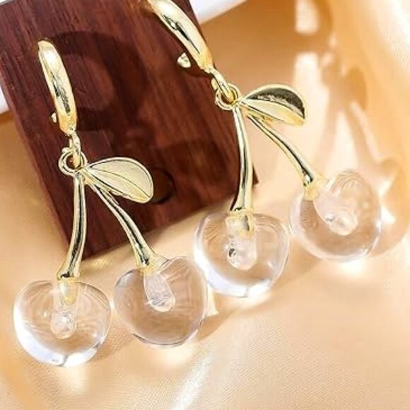 Cherry Earrings Jewelry Gift Set - Picture 1 of 3